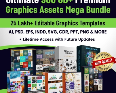 Mega Bundle | Huge Graphics Pack | 450GB